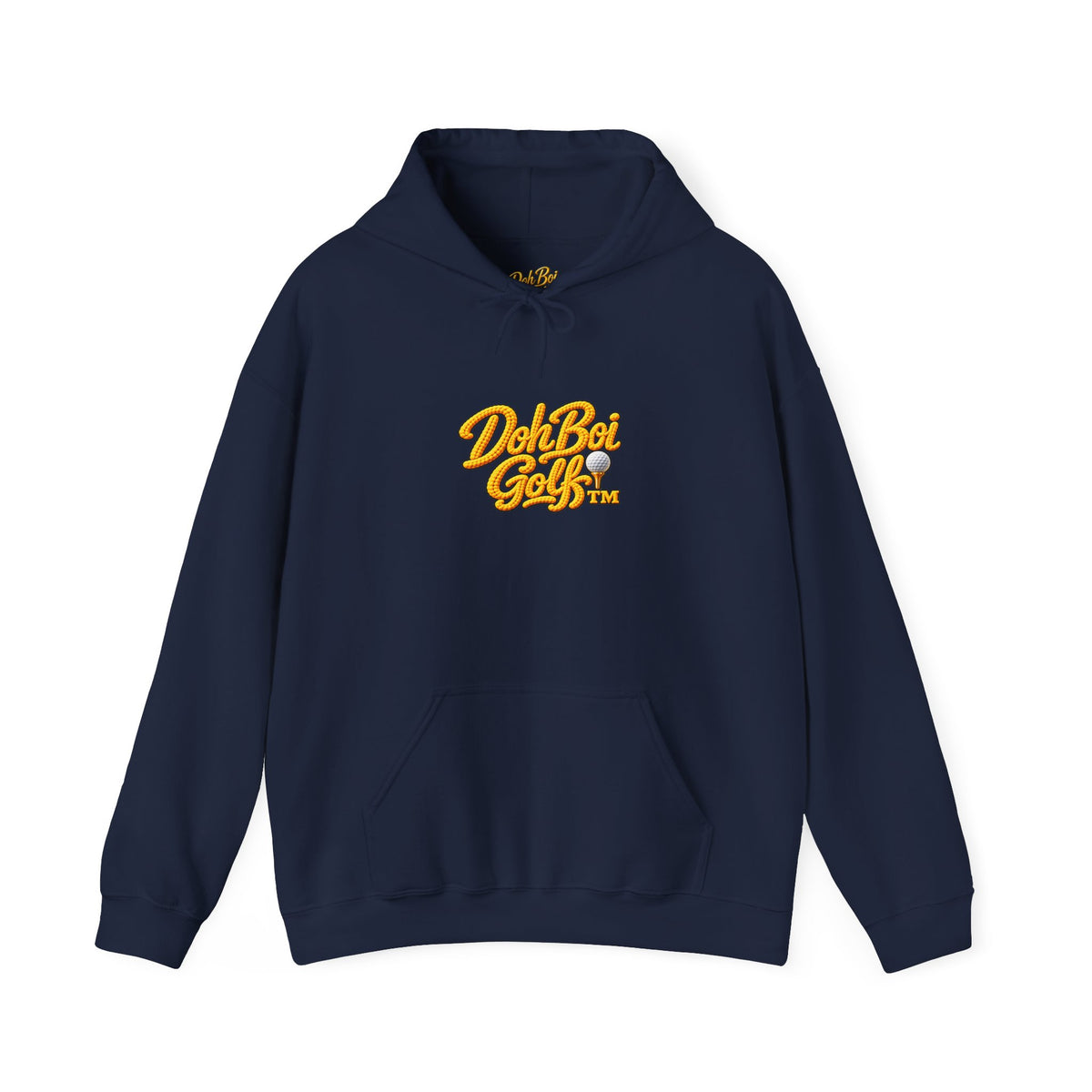 Doh Boi Golf™ Golf Hoodie – Front Logo & Back Golfer Graphic Pullover