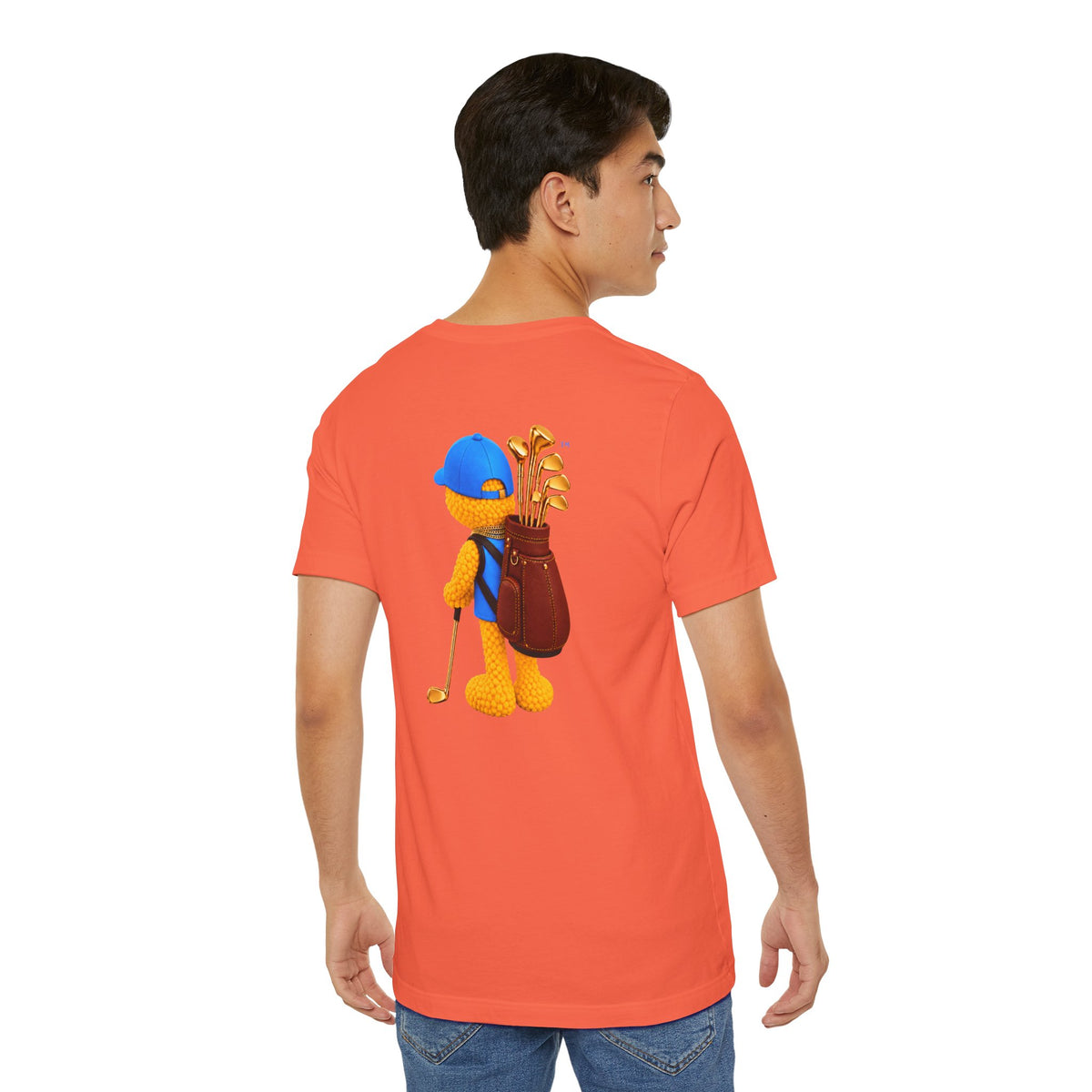 Doh Boi Golf™ Golf T-Shirt – Front & Back Golfer Graphic Tee
