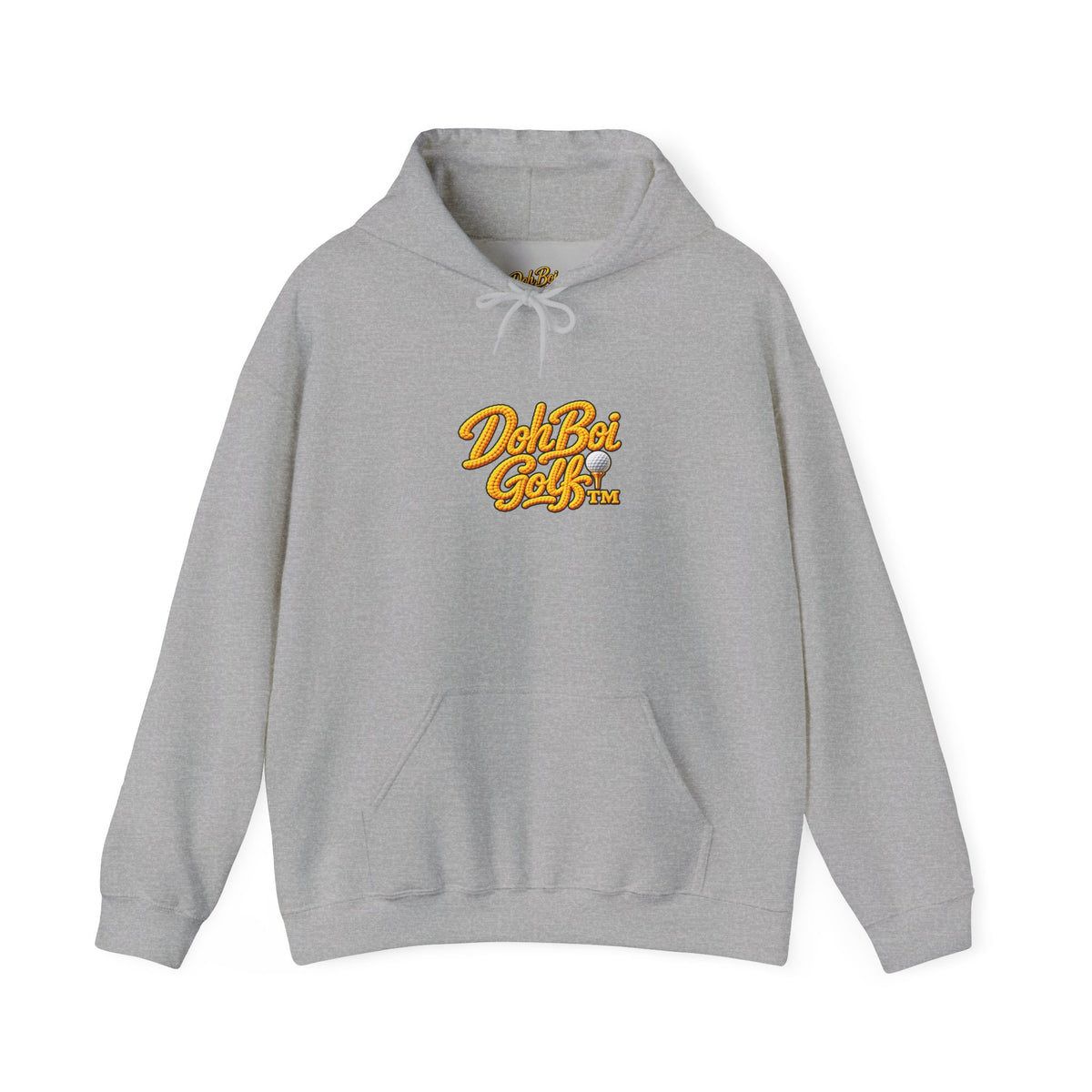 Doh Boi Golf™ Golf Hoodie – Front Logo & Back Golfer Graphic Pullover