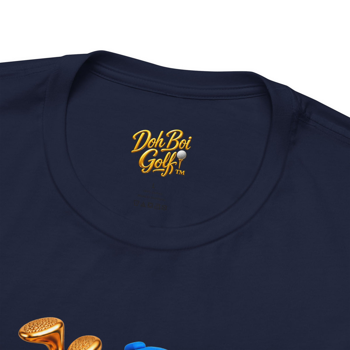 Doh Boi Golf™ Golf T-Shirt – Front & Back Golfer Graphic Tee