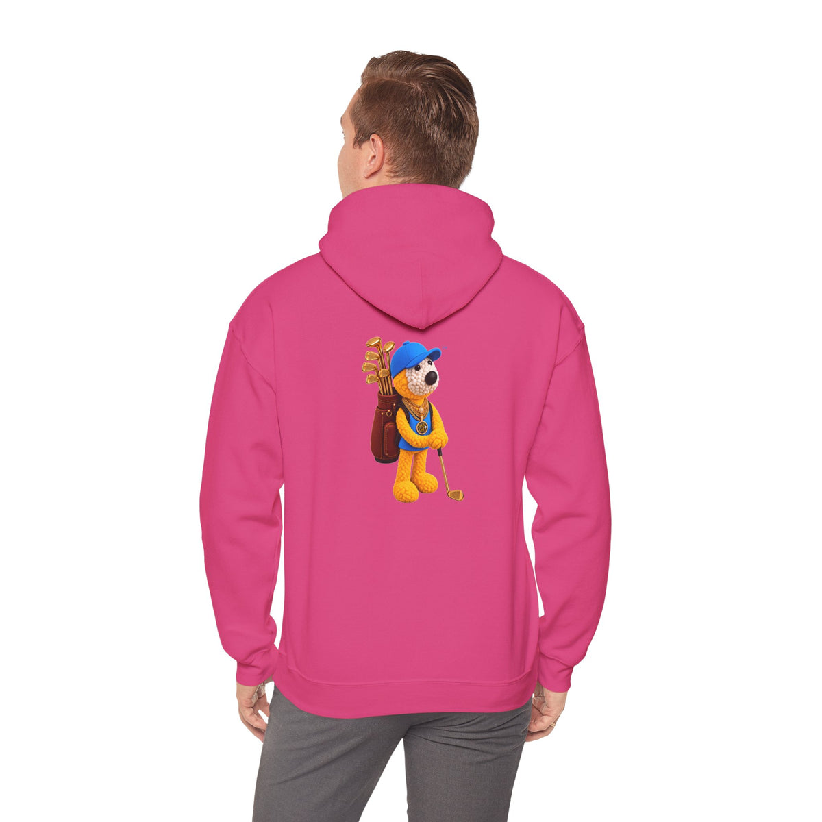 Doh Boi Golf™ Golf Hoodie – Front Logo & Back Golfer Graphic Pullover