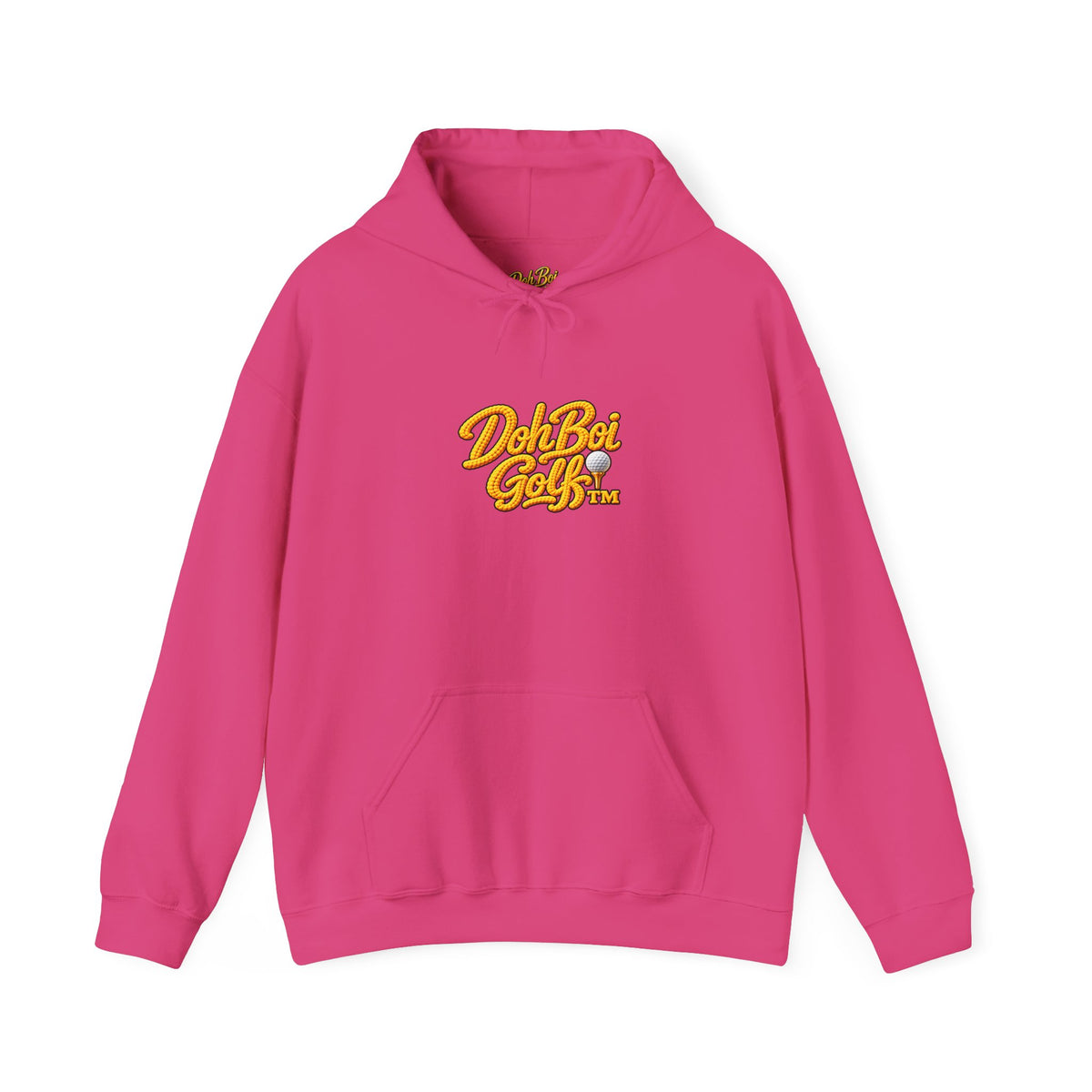 Doh Boi Golf™ Golf Hoodie – Front Logo & Back Golfer Graphic Pullover