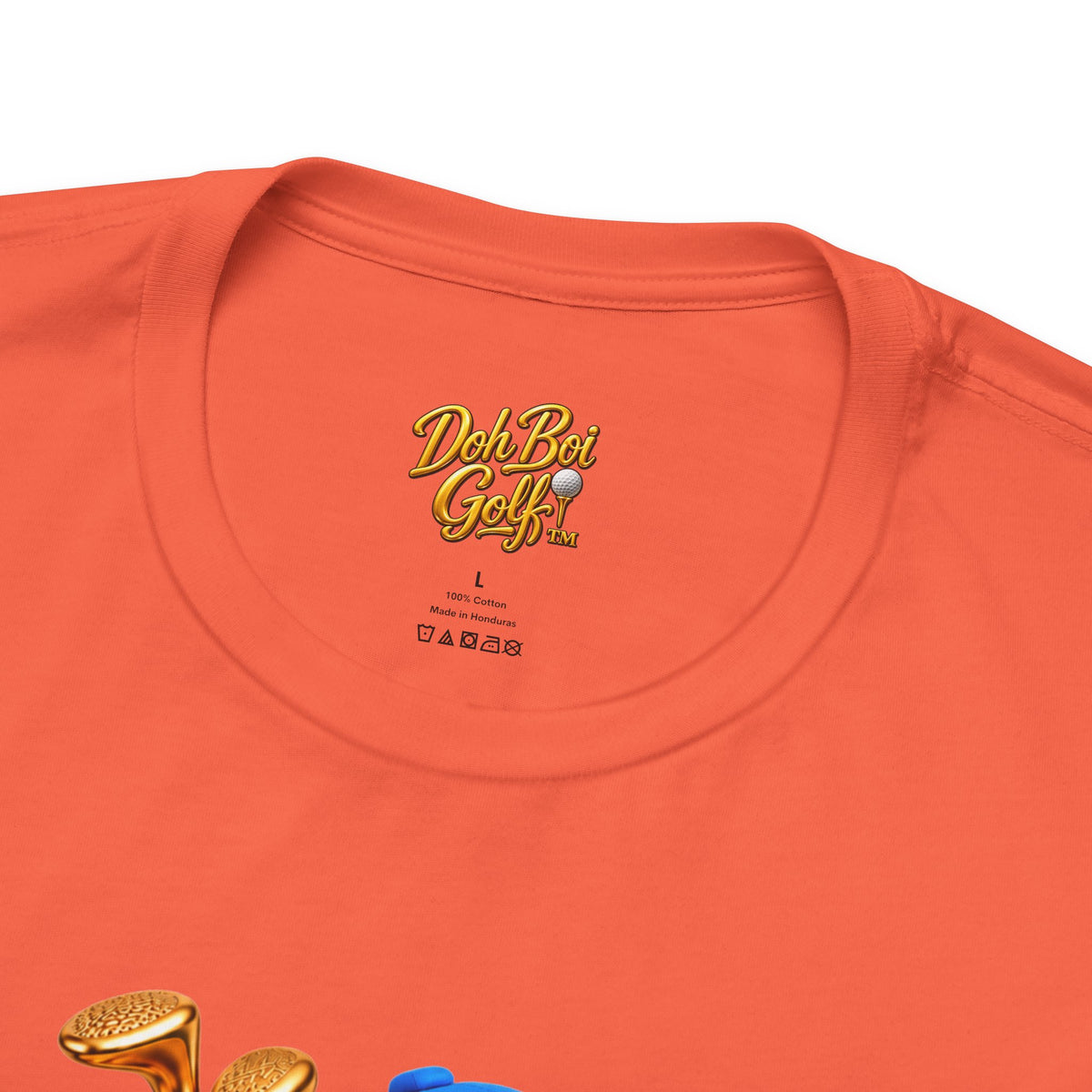 Doh Boi Golf™ Golf T-Shirt – Front & Back Golfer Graphic Tee