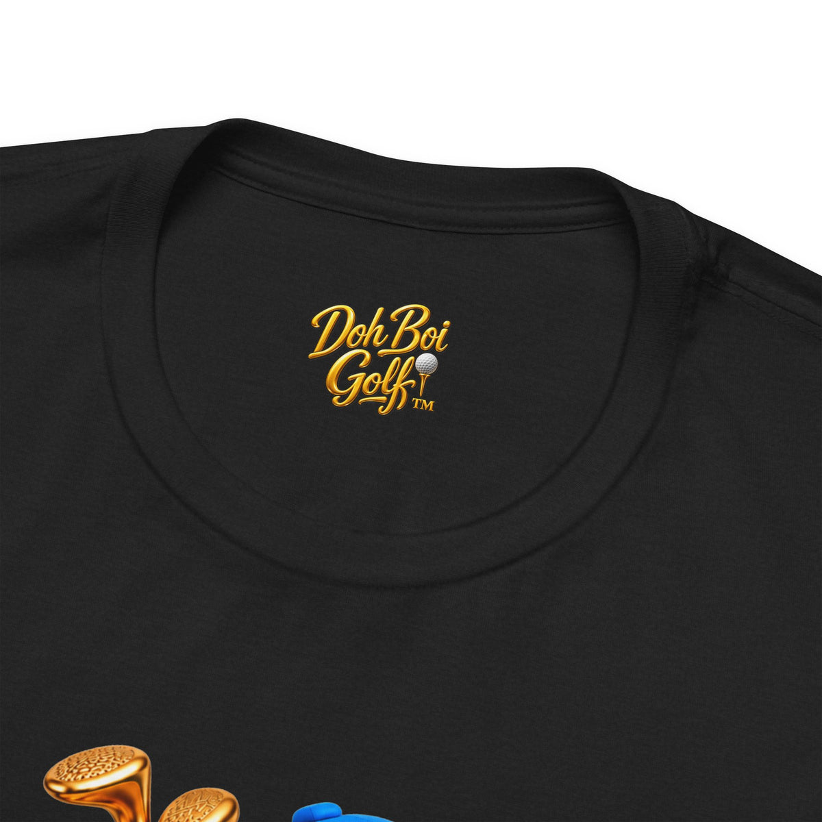 Doh Boi Golf™ Golf T-Shirt – Front & Back Golfer Graphic Tee