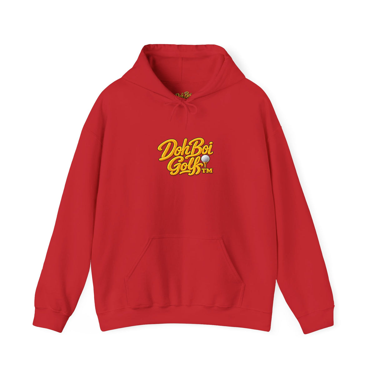 Doh Boi Golf™ Golf Hoodie – Front Logo & Back Golfer Graphic Pullover